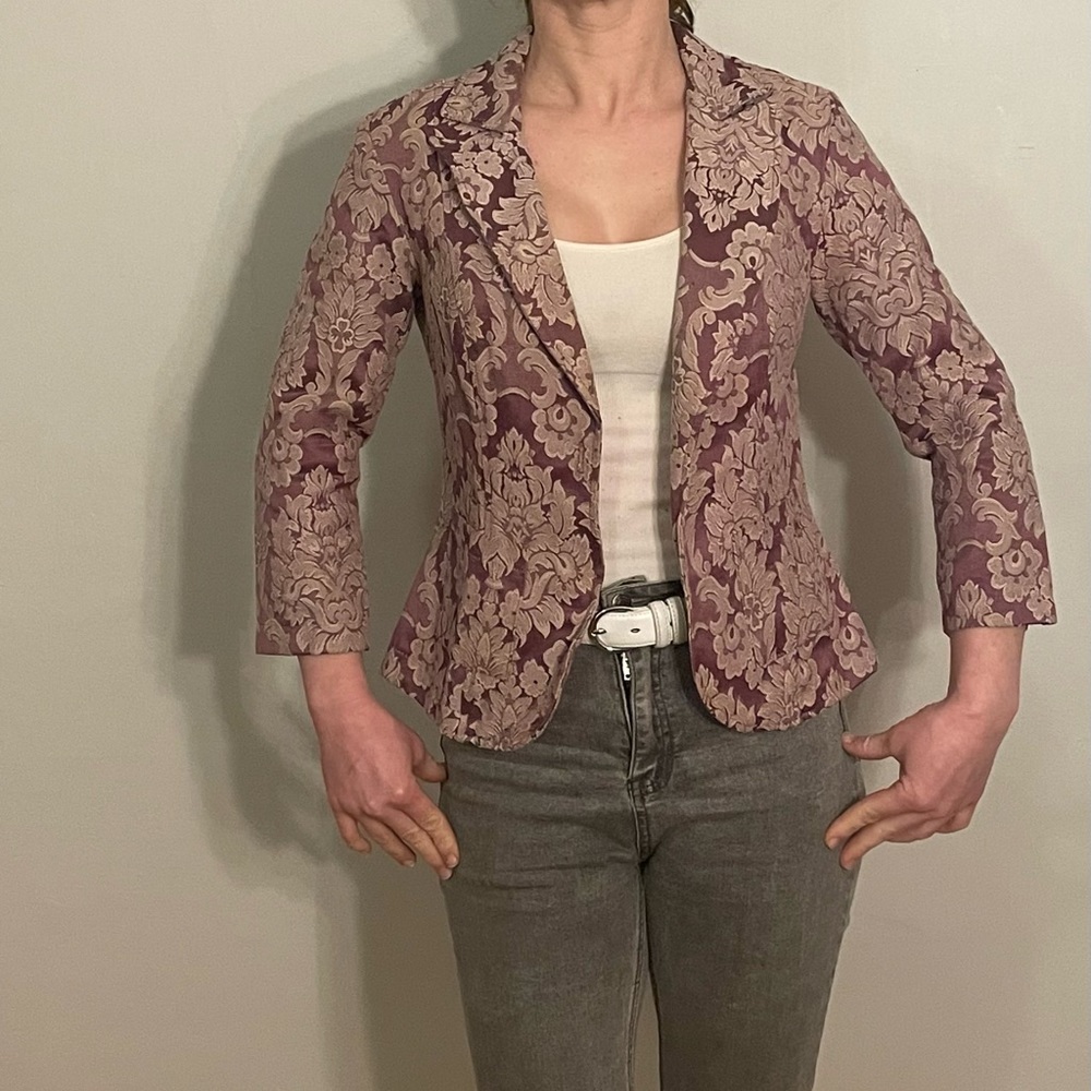 Vintage Blazer Embossed Pattern - image 1